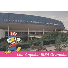Los Angeles Memorial Sports Arena Boxing 1984 Olympic Games Postcard