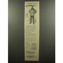 1953 Abercrombie & Fitch Ad - S.E. Woods Westchester Jacket, Cap