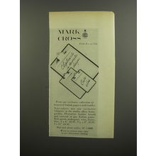 1953 Mark Cross Clipboards Ad - Clipboards in decorator designs ours alone