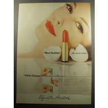 1957 Elizabeth Arden New Fashion Click-Change Lipstick Advertisement