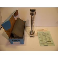 BLUE WHITE INDUSTRIES FLOWMETER F-51017L 9706