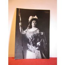 Mme. KALNE, actress, singer, BRUNHIDE, THE RING, c.1890. used postcard 1996 pm =
