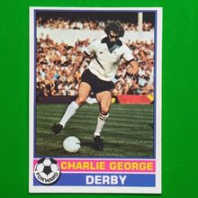 TOPPS FOOTBALL RED BACK 1977 #275 Derby County Charlie George