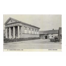 Baker Street Chapel, Enfield, London, C1900, Repro Postcard.
