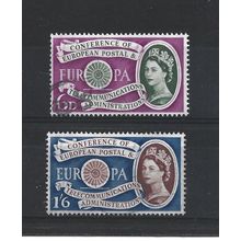 GB.First Anniv of European Postal and Telecomms Conference set 2.Fine Used.Jul25