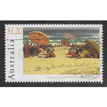 AUS 1996 $1.20 'AUSTRALIA DAY- BEACH UMBRELLAS' FINE USED (EBID66-616)