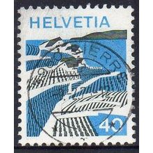 Switzerland 1973 Landscapes - Riex 40c Used