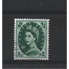 GB.SG617c 9d Bronze Green.Fine Used.Jul25