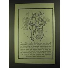 1903 Ivory Soap Ad - Snow White Linens and Muslins