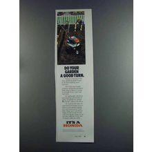 1982 Honda F-200 Tiller Ad - Do Garden a Good Turn