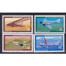 GERMANY BERLIN [1979] MiNr 0592-95 ( **/mnh ) Flugzeuge