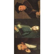Brian Tuke Rowland Hill John Palmer 3x Painting Postcard s