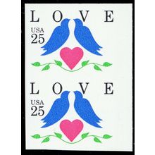 2440a, 25¢ Love Imperforate Pair ERROR - VF NH - Stuart Katz