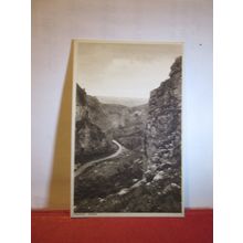 CHEDDAR GORGE, SOMERSET unused vintage postcard by A G Gough, Manager of cave =