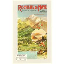 Rochers De Naye Altitute Sur Montreux Chemins De Fer Swiss Postcard