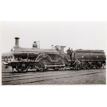 Midland Express Engine 808 & Train Driver Railways Staff Old Postcared