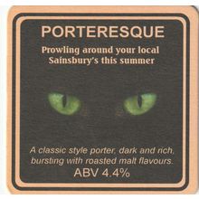 BEER MAT - ALLGATES BREWERY - PORTERESQUE - (Cat No 003) - (2009)