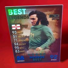 MATCH ATTAX 101 2019 NO 88 GEORGE BEST NORTHERN IRELAND LEGENDS CARD