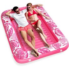Jasonwell Inflatable Tanning Pool Lounger Float 4 in 1 Sun Tan Tub Sunbathing Po