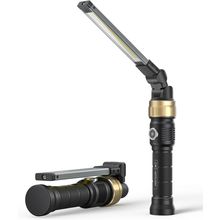 Rechargeable Work Light - 5000Mah Magnetic Flashlight with 360° Rotate Foldable