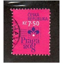 CZR 2006 7.50kc 'PRAGUE 2008 STAMP EXPO' FINE USED (EBID30-771)