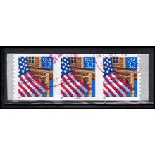 Used 2915Av 32c U.S. Flag Over Porch Fine PNC 87898/3 11x10 PA3564