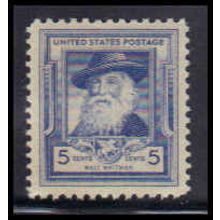 867 5c Walt Whitman Fine MNH KA2806