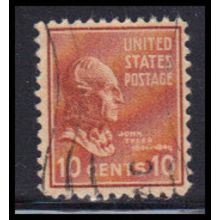 Used 815 10c John Tyler Fine KA8484