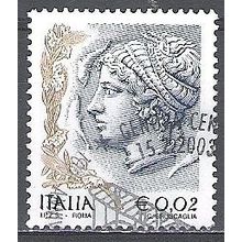 Italia 2002 Michel 2816IA O Cote (2006) 0.10 € Monnaie Syracuse Cachet rond