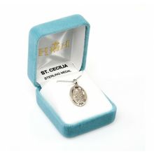 St. Cecilia Sterling Silver 24 Inch Necklace