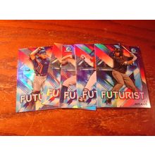 2021 Bowman Chrome, 6-Cards, Futurist Inserts, TORKELSON/WITT (scratches), ++