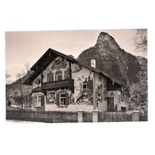 ROTKAPPCHENHAUS, OBERAMMERGAU, GERMANY unused vintage postcard 1960s =