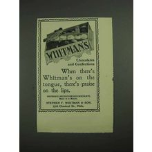 1902 Whitman's Chocolates and Confections Ad