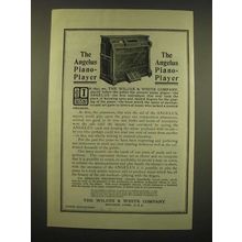 1902 Wilcox & White Angelus Player Piano Ad - The Angelus Piano Player