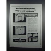 1954 Large American-Standard Lavatory-Dressing Tables Ad