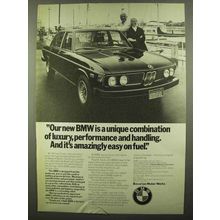 1974 BMW Car Ad - Luxury, Performance and Handling