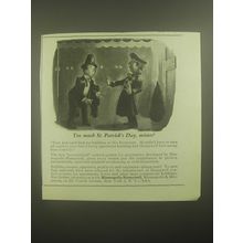 1945 Minneapolis-Honeywell Heating Controls Ad - Too much St. Patrick's Day