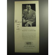 1951 Witty Brothers Suits Ad - photo by Fabian Bachrach - Unsurpassed