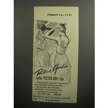 1951 Pauline Gordon Pettico-Bra Slip Advertisement