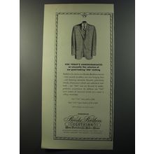 1953 Brooks Brothers 346 Csuits and Jackets Ad - For today's undergraduates