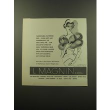 1959 I. Magnin Fur Coat Advertisement - Fashionable flattering fox