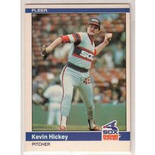 1984 Fleer baseball card #61 Kevin Hickey - White Sox