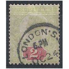 1887 SG200 2d Green & Carmine Fine Used - London CDS..