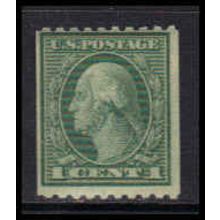 486 1c George Washington Barely Clears MNH K4484