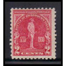 688 2c Battle of Braddock Barely Clears MNH O2484
