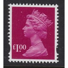 Y1744 U485 £1 Magenta De La Rue PVA (cream) ~ Unmounted Mint