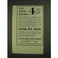 1906 The Cleveland Trust Company Ad - Safe