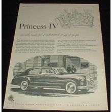 1958 Princess IV Car Ad, For Well-Defined People!!