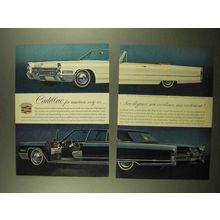 1965 Cadillac De Ville Convertible and Fleetwood Ad