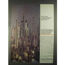 1967 Bank of New York Ad - Overseas Expansion